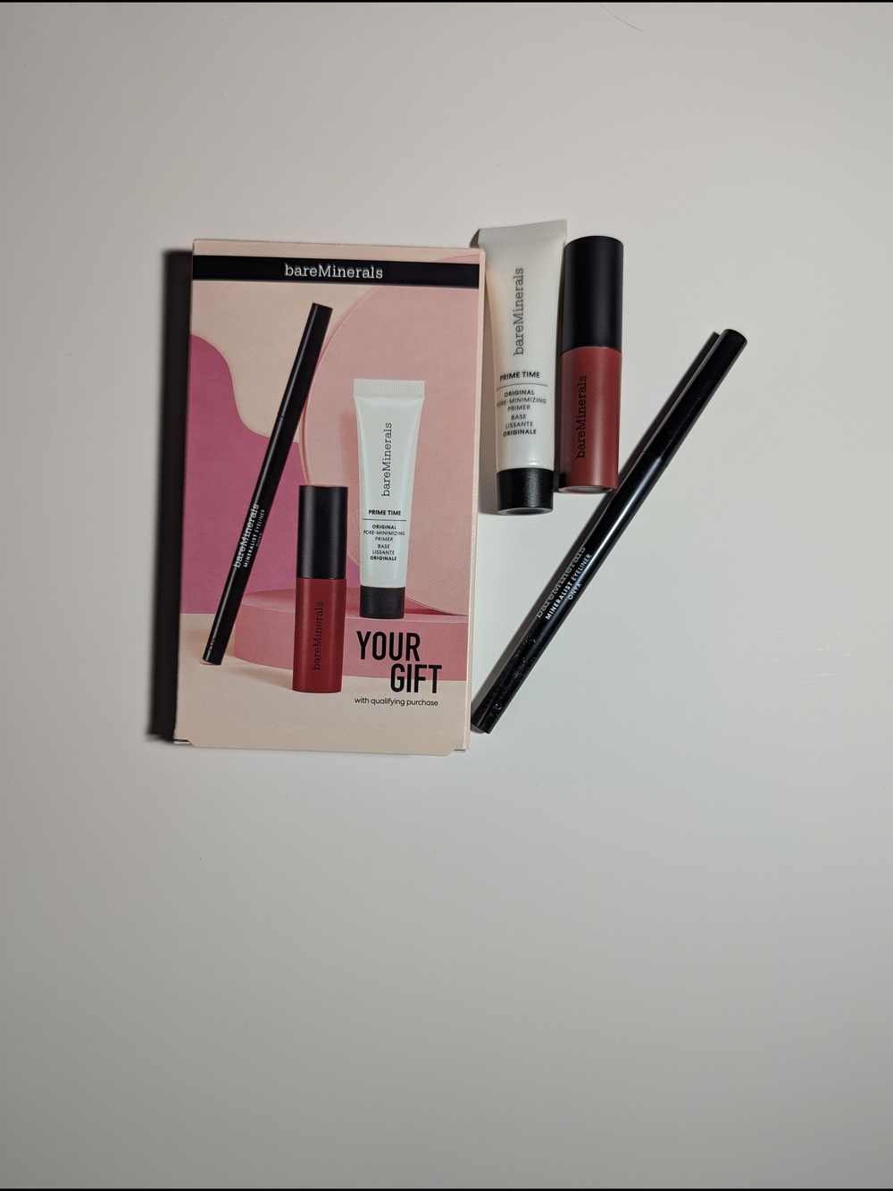bareMinerals Lip, Primer, & Eye Liner Trio in Dusty Rose